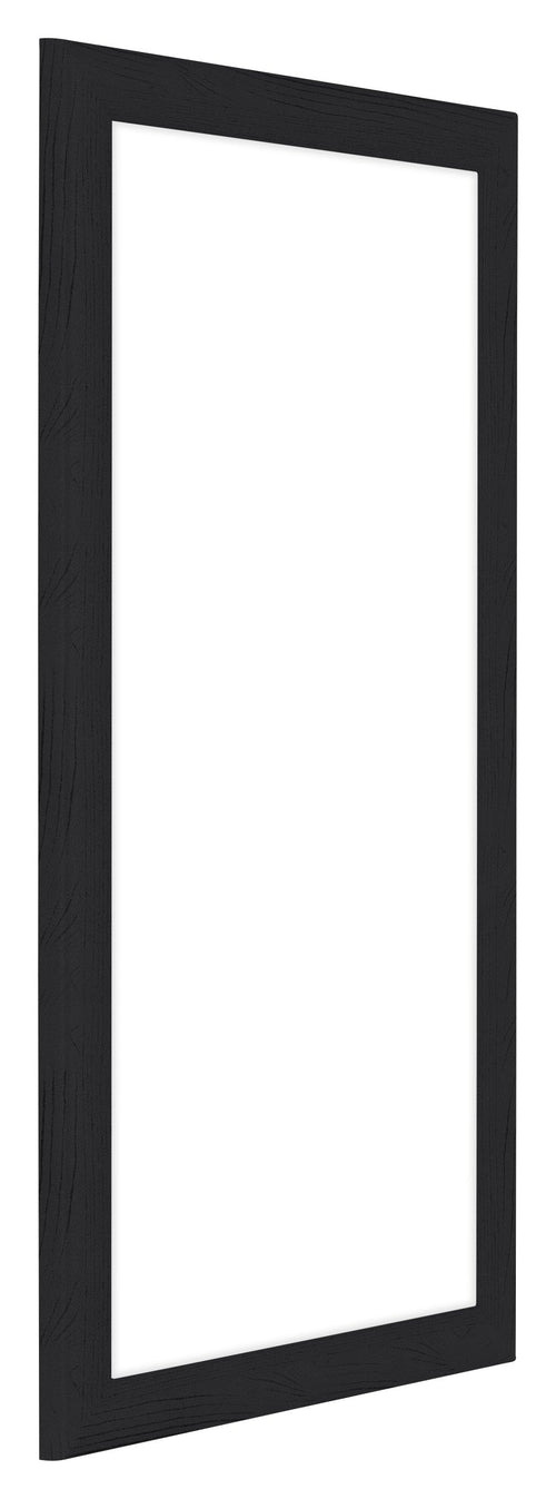 Como MDF Fotokader 30x60cm Zwart Houtnerf Voorzijde Schuin | Yourdecoration.be