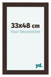 Como MDF Fotokader 33x48cm Eiken Donker Voorzijde Maat | Yourdecoration.be