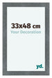 Como MDF Fotokader 33x48cm IJzer Geveegd Voorzijde Maat | Yourdecoration.be