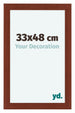 Como MDF Fotokader 33x48cm Kersen Voorzijde Maat | Yourdecoration.be