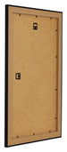 Como MDF Fotokader 33x48cm Zwart Hoogglans Achterzijde Schuin | Yourdecoration.be