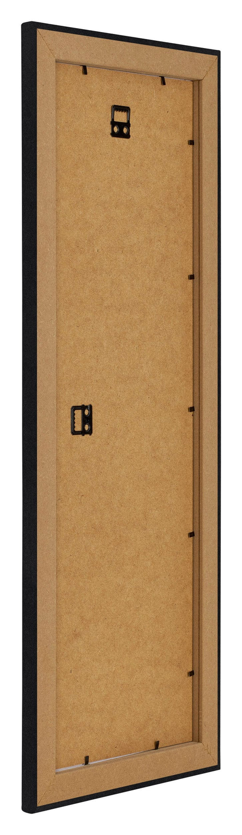 Como MDF Fotokader 33x98cm Zwart Mat Achterzijde Schuin | Yourdecoration.be