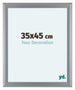 Como MDF Fotokader 35x45cm Zilver Mat Voorzijde Maat | Yourdecoration.be