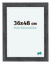 Como MDF Fotokader 36x48cm Grijs Geveegd Voorzijde Maat | Yourdecoration.be