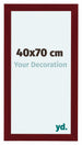 Como MDF Fotokader 40x70cm Wijnrood Geveegd Voorzijde Maat | Yourdecoration.be