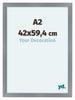 Como MDF Fotokader 42x59 4cm A2 Aluminium Geborsteld Voorzijde Maat | Yourdecoration.be