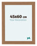 Como MDF Fotokader 45x60cm Notenhout Licht Voorzijde Maat | Yourdecoration.be