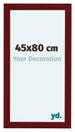 Como MDF Fotokader 45x80cm Wijnrood Geveegd Voorzijde Maat | Yourdecoration.be