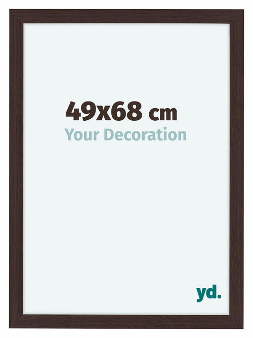 Como MDF Fotokader 49x68cm Eiken Donker Voorzijde Maat | Yourdecoration.be