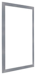 Como MDF Fotokader 59 4x84cm A1 Aluminium Geborsteld Voorzijde Schuin | Yourdecoration.be