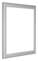 Como MDF Fotokader 60x60cm Zilver Mat Voorzijde Schuin | Yourdecoration.be