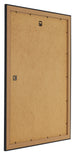 Como MDF Fotokader 68x98cm Zwart Houtnerf Achterzijde Schuin | Yourdecoration.be