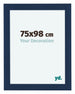 Como MDF Fotokader 75x98cm Donkerblauw Geveegd Voorzijde Maat | Yourdecoration.be