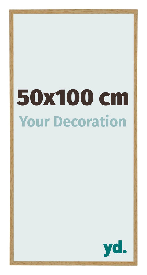 Evry Kunststof Fotokader 50x100cm Beuken Licht Voorzijde Maat | Yourdecoration.be
