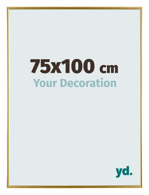 Evry Kunststof Fotokader 75x100cm Goud Voorzijde Maat | Yourdecoration.be