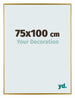 Evry Kunststof Fotokader 75x100cm Goud Voorzijde Maat | Yourdecoration.be