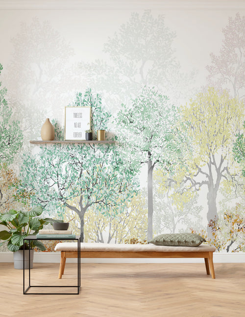 Fotobehang Bright Rainbow 350x250cm FLX7 027 Sfeer | Yourdecoration.be
