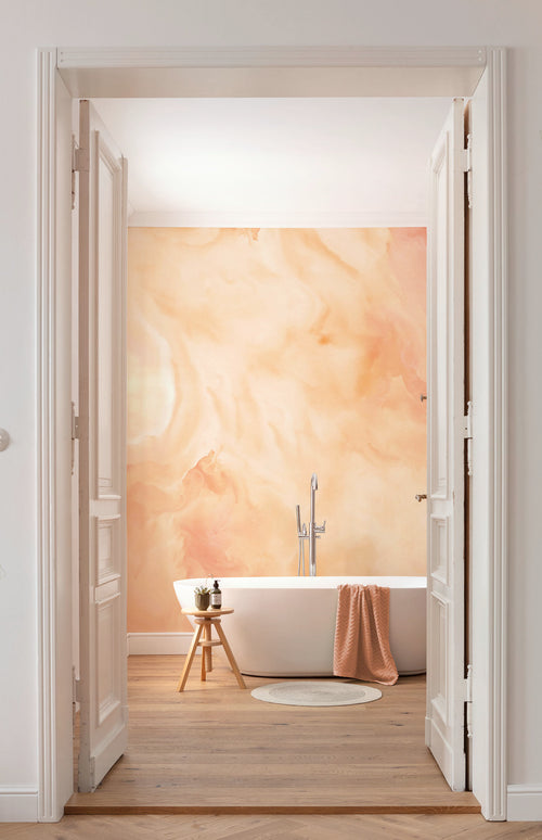 Fotobehang Candy Peach 400x250cm FLX8 001 Sfeer | Yourdecoration.be