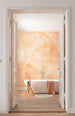 Fotobehang Candy Peach 400x250cm FLX8 001 Sfeer | Yourdecoration.be