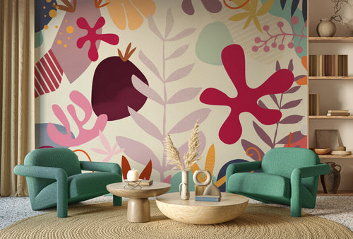 Fotobehang Happy Corals 350x250cm FLX7 030 Sfeer | Yourdecoration.be
