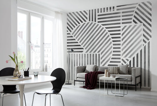 Fotobehang Jeux de Lignes 300x250cm FLX6 037 Sfeer | Yourdecoration.be