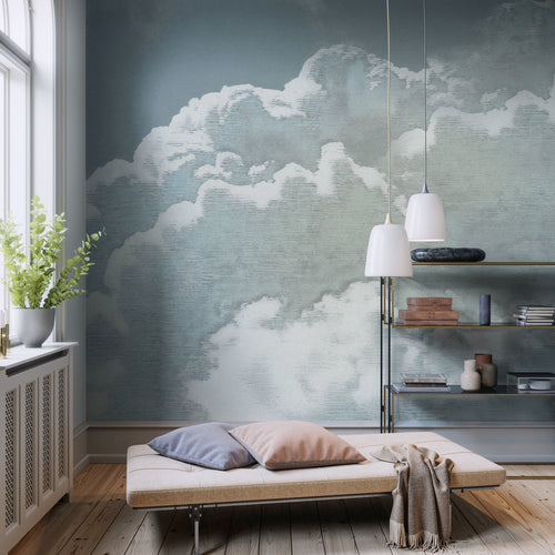 Fotobehang Vintage Clouds 250x250cm Komar FLX5 050 Sfeer | Yourdecoration.be
