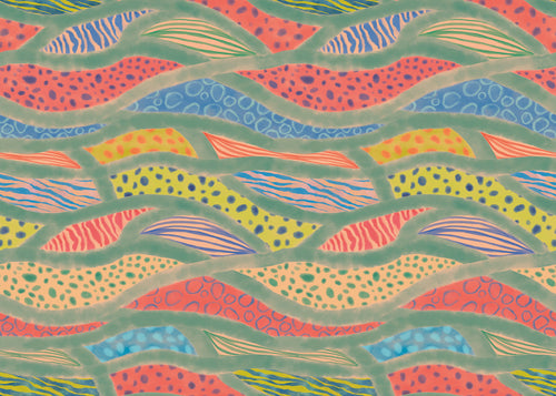 Fotobehang Wave Symphony 350x250cm FLX7 023 | Yourdecoration.be