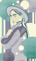 Fotobehang Woman Hat Color 150x250cm Komar FLX3 062 | Yourdecoration.be