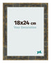Fotokader 18x24cm Blauw Goud Gemeleerd MDF Pisa Voorzijde Maat | Yourdecoration.be