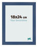 Fotokader 18x24cm Donkerblauw Geveegd MDF Pisa Voorzijde Maat | Yourdecoration.be