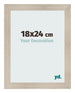 Fotokader 18x24cm Eiken Licht MDF Pisa Voorzijde Maat | Yourdecoration.be