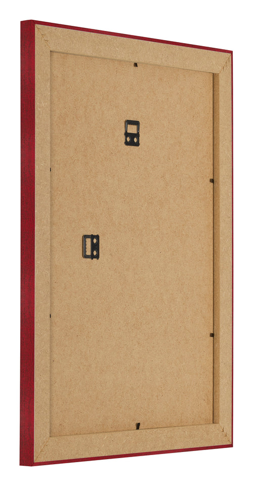 Fotokader 18x24cm Wijnrood Geveegd MDF Pisa Achterzijde Schuin | Yourdecoration.be
