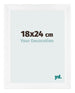 Fotokader 18x24cm Wit Mat MDF Pisa Voorzijde Maat | Yourdecoration.be