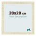 Fotokader 20x20cm Sonoma Eiken MDF Pisa Voorzijde Maat | Yourdecoration.be