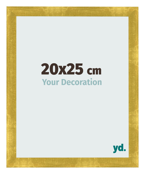 Fotokader 20x25cm Goud Vintage MDF Pisa Voorzijde Maat | Yourdecoration.be