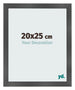 Fotokader 20x25cm Zwart Mat MDF Pisa Voorzijde Maat | Yourdecoration.be