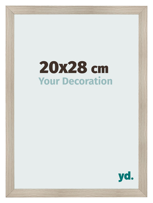 Fotokader 20x28cm Eiken Licht MDF Pisa Voorzijde Maat | Yourdecoration.be