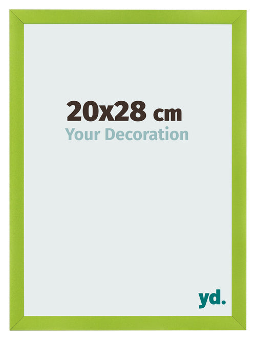Fotokader 20x28cm Groen MDF Pisa Voorzijde Maat | Yourdecoration.be