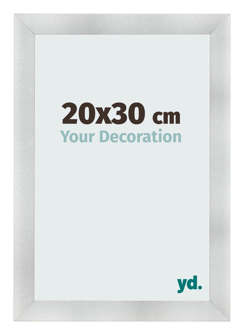 Fotokader 20x30cm Aluminium Geborsteld MDF Pisa Voorzijde Maat | Yourdecoration.be