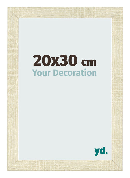 Fotokader 20x30cm Sonoma Eiken MDF Pisa Voorzijde Maat | Yourdecoration.be
