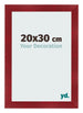Fotokader 20x30cm Wijnrood Geveegd MDF Pisa Voorzijde Maat | Yourdecoration.be