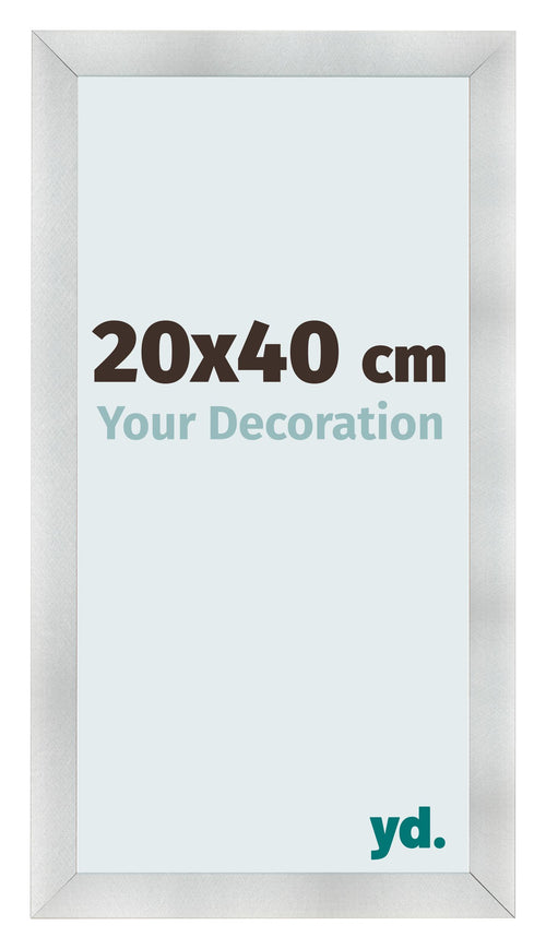 Fotokader 20x40cm Aluminium Geborsteld MDF Pisa Voorzijde Maat | Yourdecoration.be