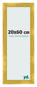 Fotokader 20x60cm Goud Vintage MDF Pisa Voorzijde Maat | Yourdecoration.be