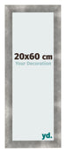 Fotokader 20x60cm Metaal Vintage MDF Pisa Voorzijde Maat | Yourdecoration.be