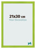 Fotokader 21x30cm Groen MDF Pisa Voorzijde Maat | Yourdecoration.be