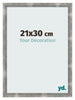 Fotokader 21x30cm Metaal Vintage MDF Pisa Voorzijde Maat | Yourdecoration.be