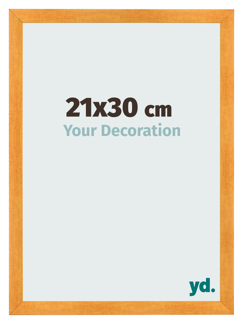 Fotokader 21x30cm Oranje MDF Pisa Voorzijde Maat | Yourdecoration.be