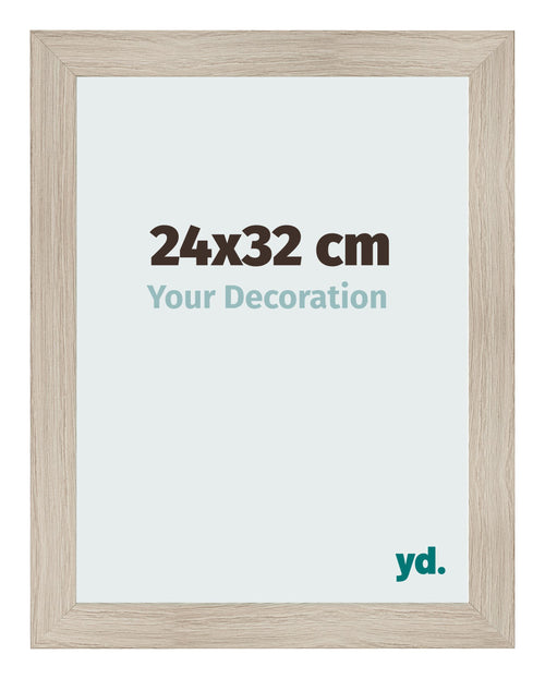 Fotokader 24x32cm Eiken Licht MDF Pisa Voorzijde Maat | Yourdecoration.be