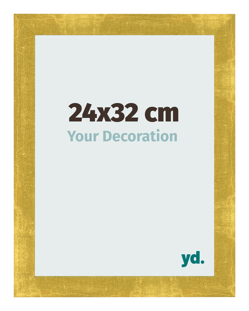 Fotokader 24x32cm Goud Vintage MDF Pisa Voorzijde Maat | Yourdecoration.be