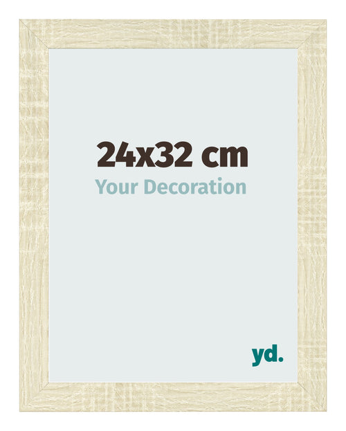 Fotokader 24x32cm Sonoma Eiken MDF Pisa Voorzijde Maat | Yourdecoration.be